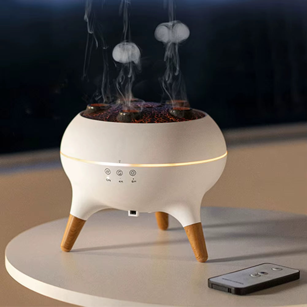 Dynamic Jellyfish Air Humidifier with Colorful Night Lights Cool Mist Humidifier Air Diffuser Humidifier for Home Office Bedroom