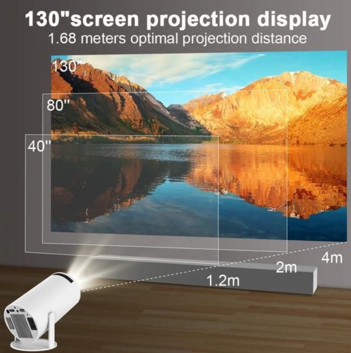 4k Ultra Hd Projector with Remote