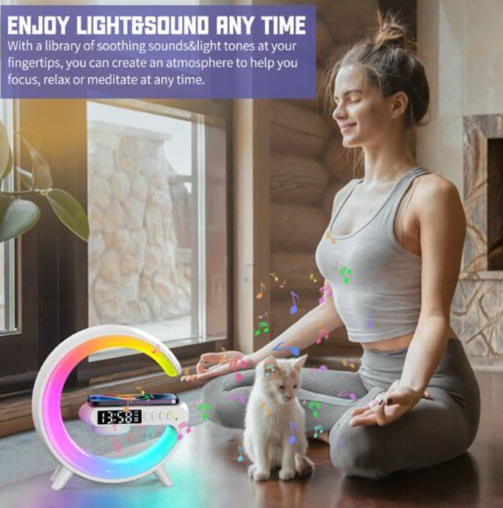 Smart LED Night Light with Wireless Charger